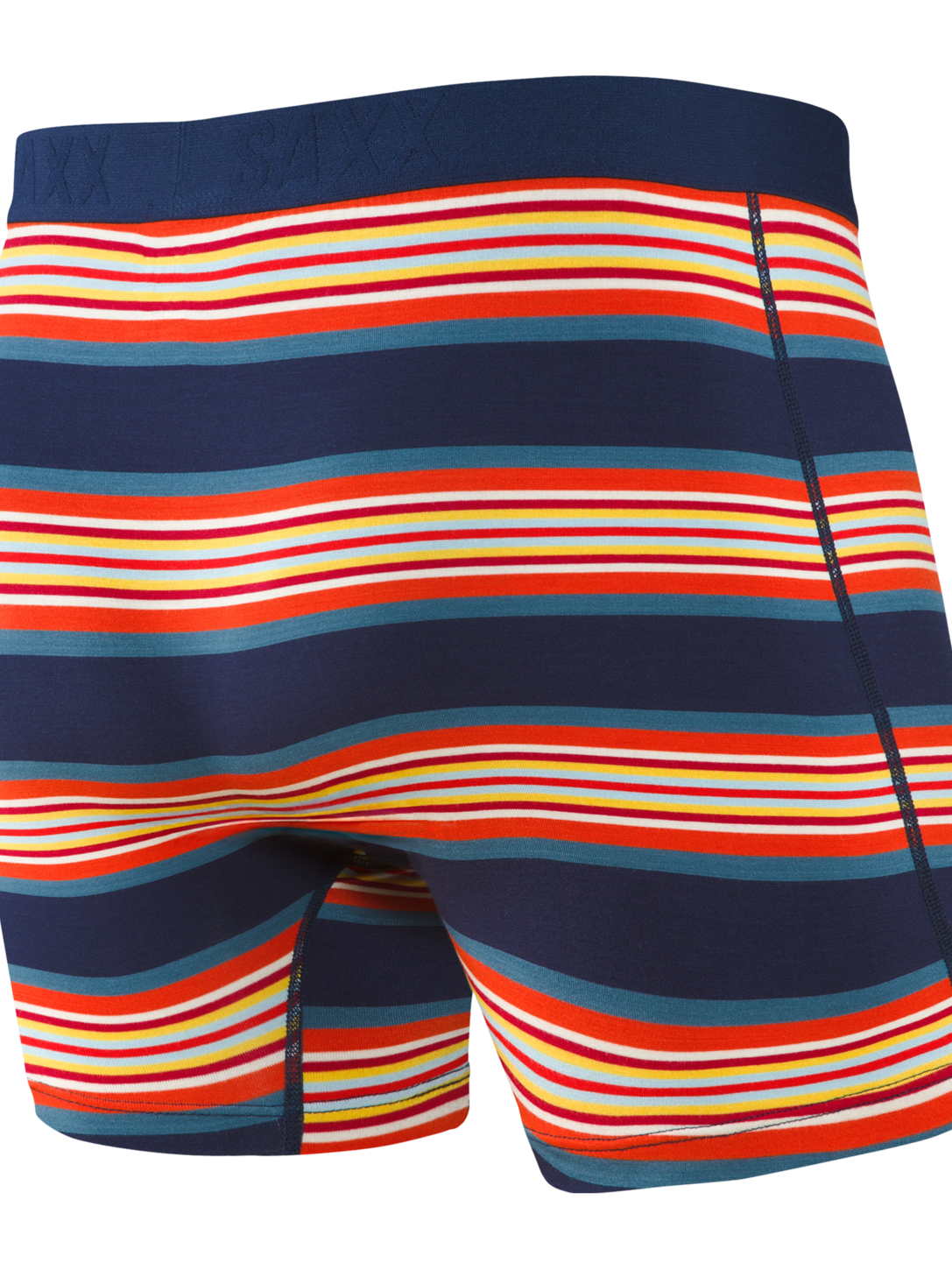 Saxx Ultra Navy Stripe Banner Boxers - back