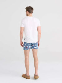 SAXX Smokin' In Bed Stone Blue DropTemp Cooling Sleep Boxer