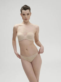 Simone Perele Peau Rose Essential Strapless Bra.