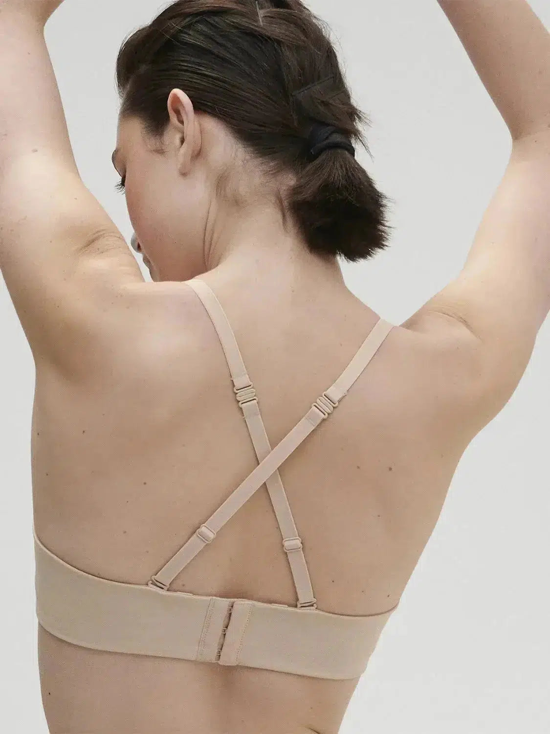 Simone Perele Peau Rose Essential Strapless Bra.