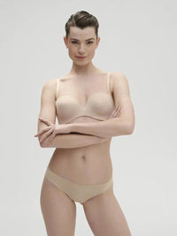Simone Perele Peau Rose Essential Strapless Bra.