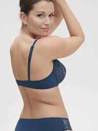 Simone Perele Prestige Blue Delice Sheer Demi Bra