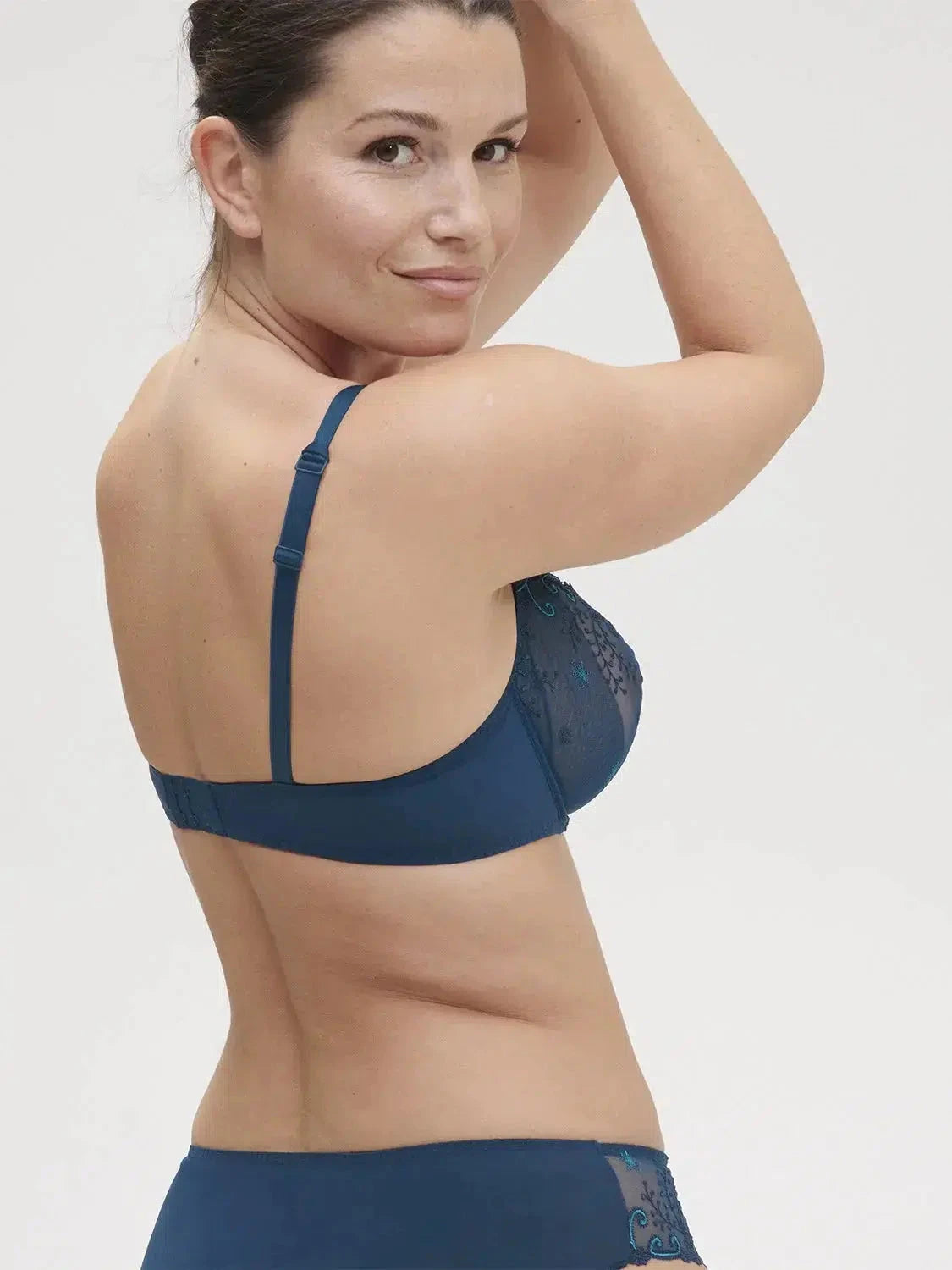 Simone Perele Prestige Blue Delice Sheer Demi Bra