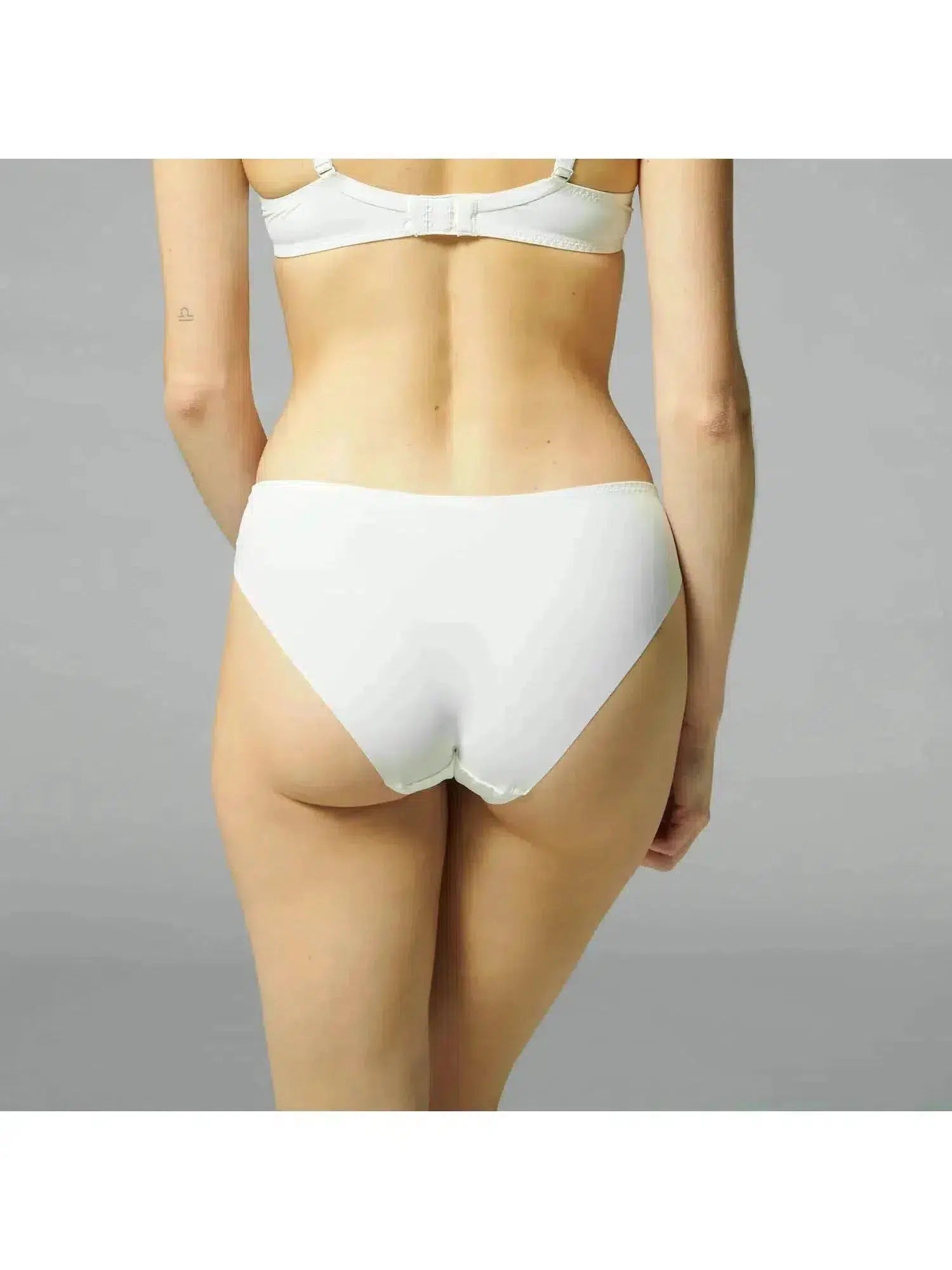 Simone Perele Wish Brief Panty 12B720 in ivory color - back