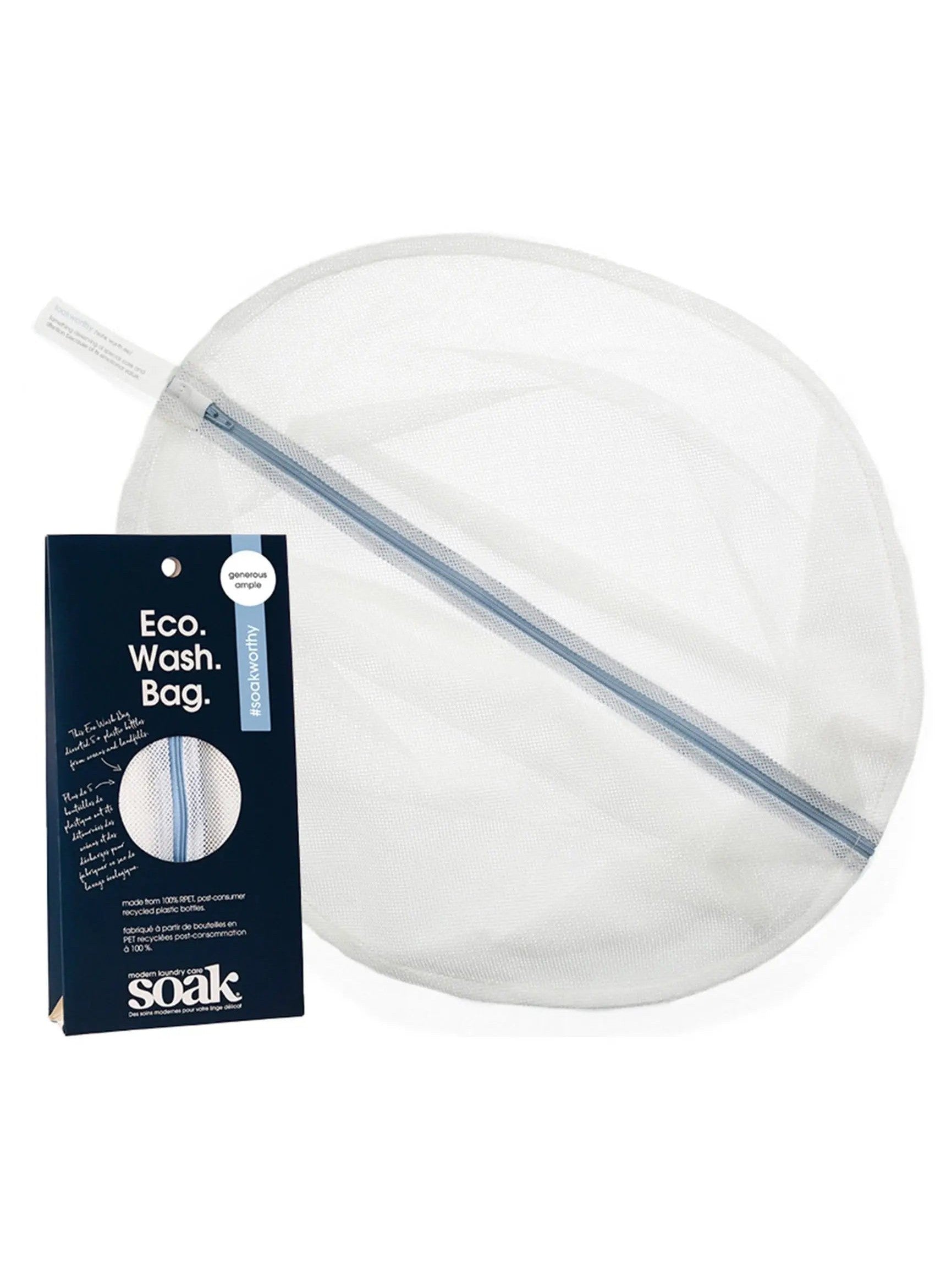 Soak Eco Wash Bag Generous Size Lingerie Wash Bag Scentless Blue - LaBella Intimates & Boutique