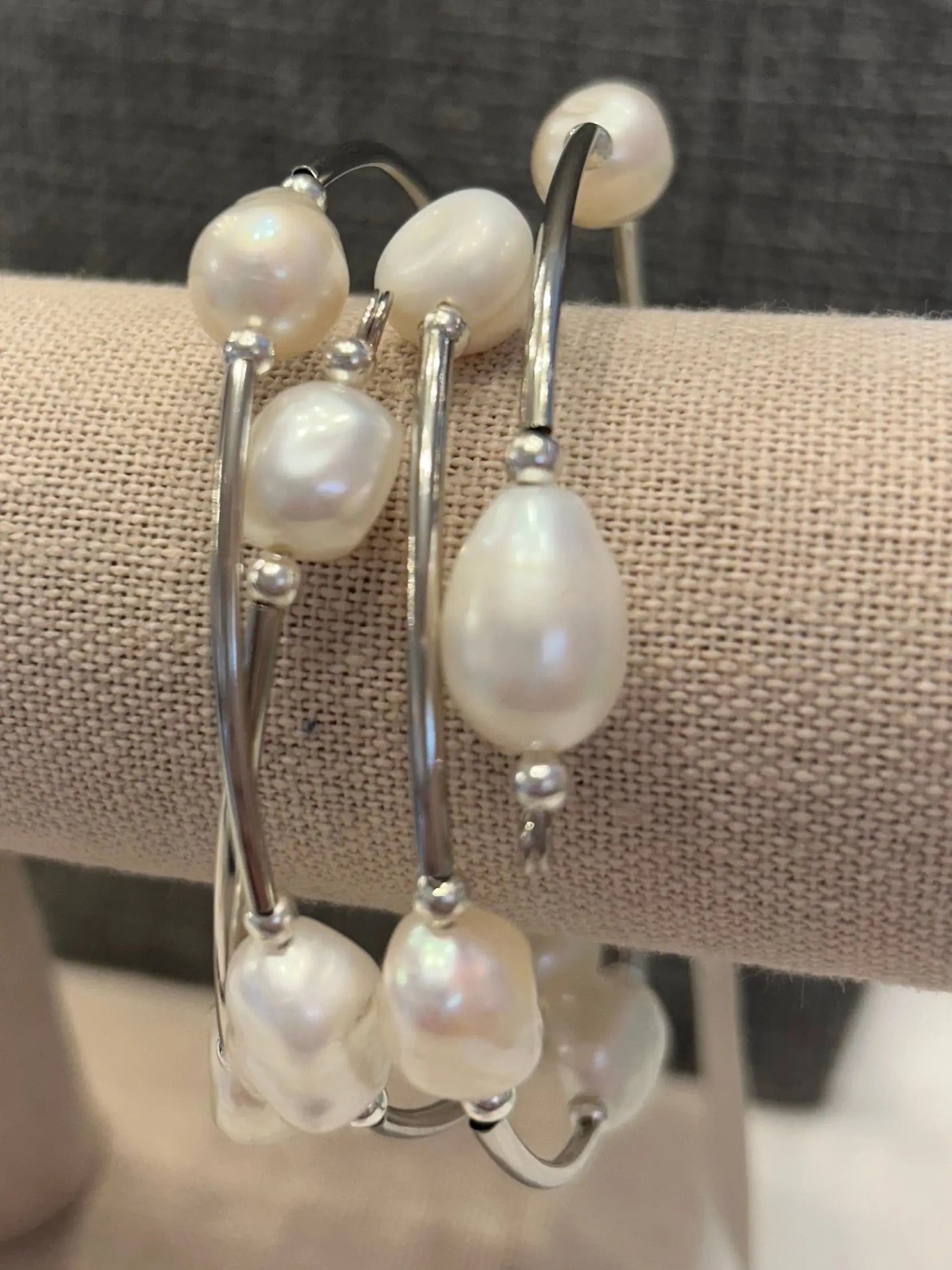 Studio G Silver Spring Pearl Wrap Bracelet