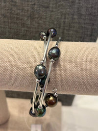 Studio G Silver Spring Pearl Wrap Bracelet