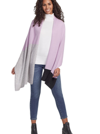 Petal 100% Pure Cashmere Color Block Scarf