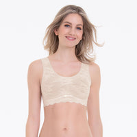 Anita Essential Lace Wireless Bralette 5400 in Crystal – official product view 1
