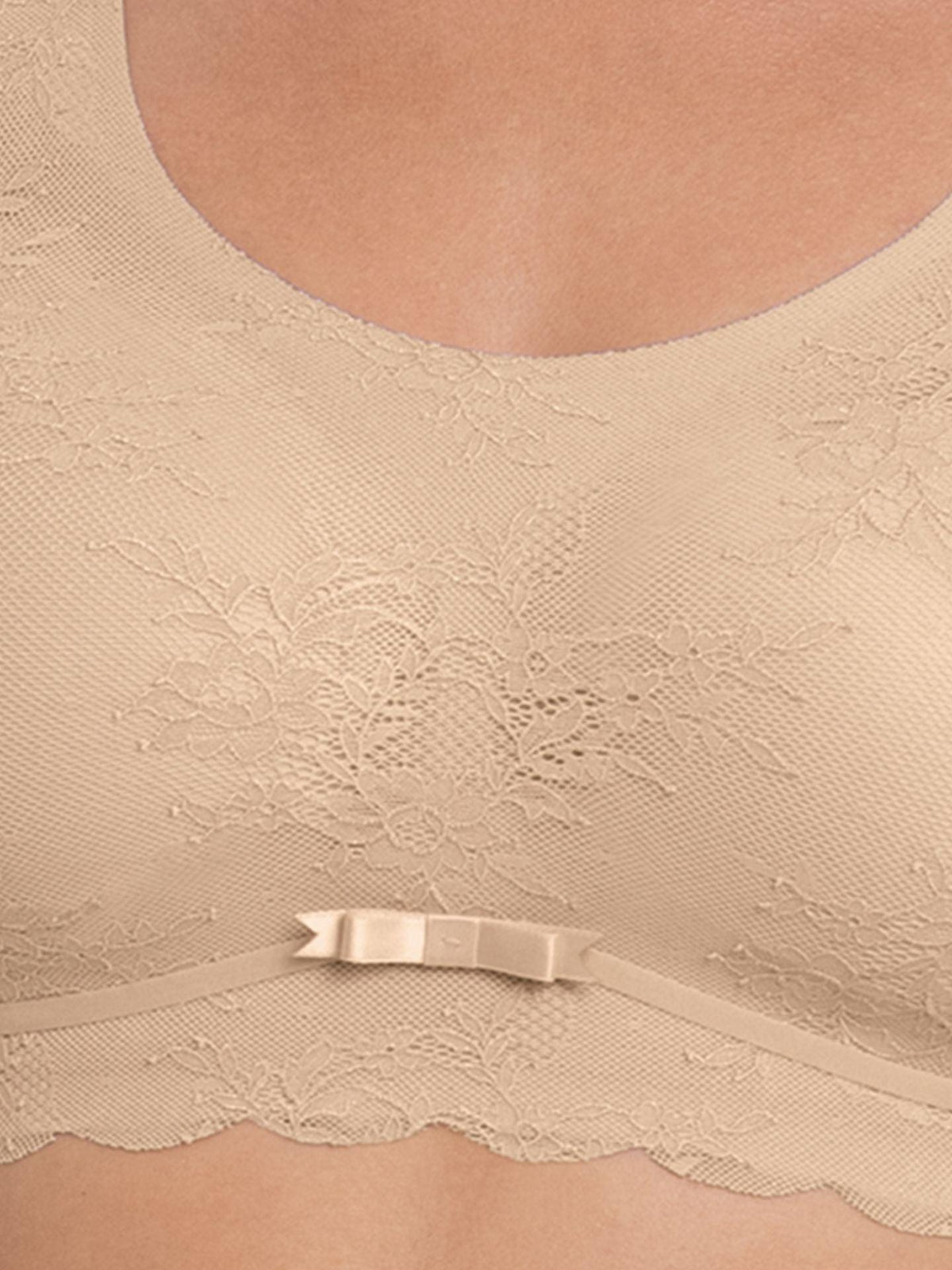 Anita Essential Lace Wireless Bralette 5400 in Desert – official product view 2