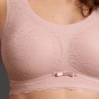 Anita Essential Lace Wireless Bralette 5400 in Rosewood – official product view 2