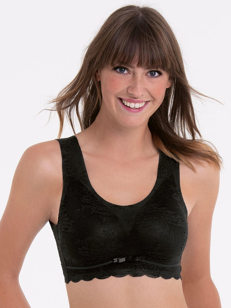 Anita Essential Lace Wireless Bralette 5400 in Black – official product view 1