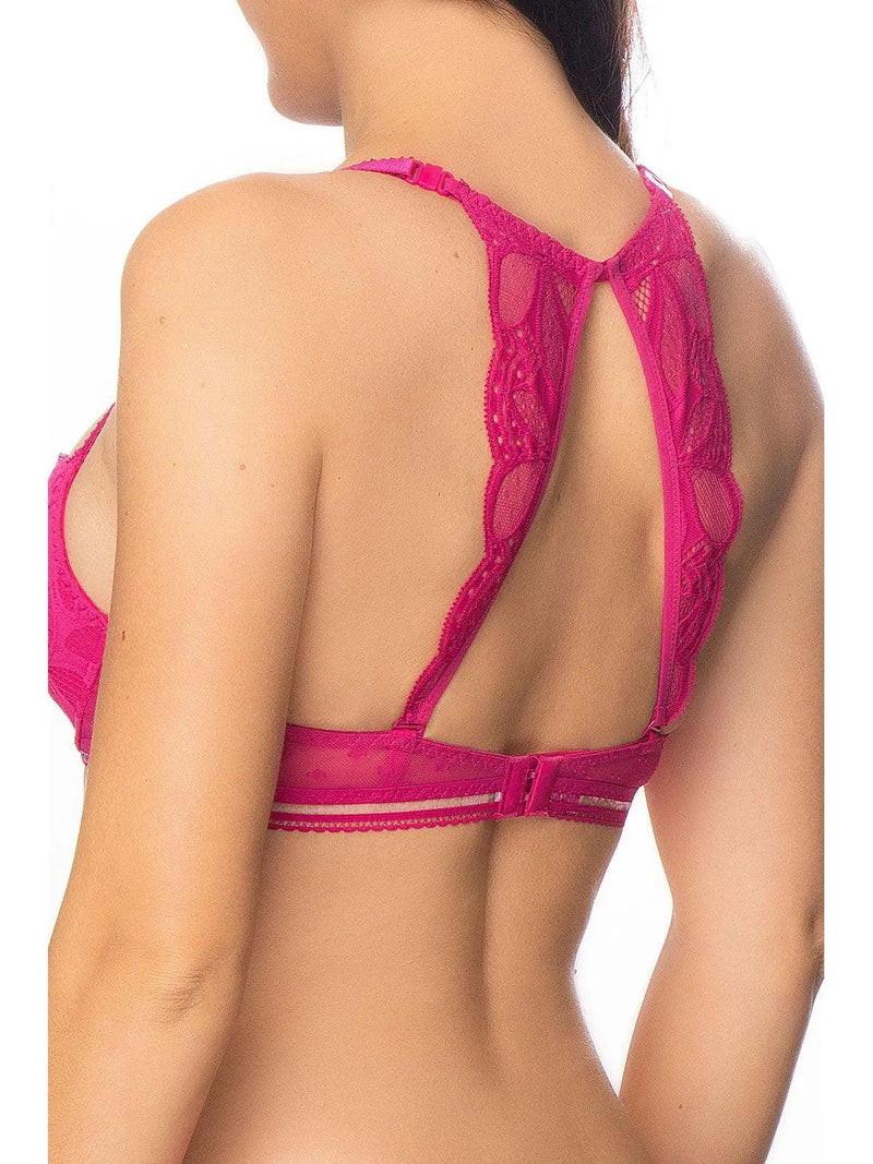 Back of Antigel Fuchsia Stricto Sensuelle Bra