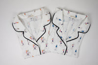 Aspen Dream-Jolene Tennis Print Long Pajama Set