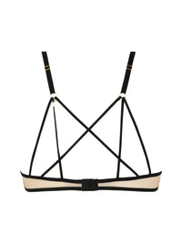 Black Apres Minut Open Wired Bra