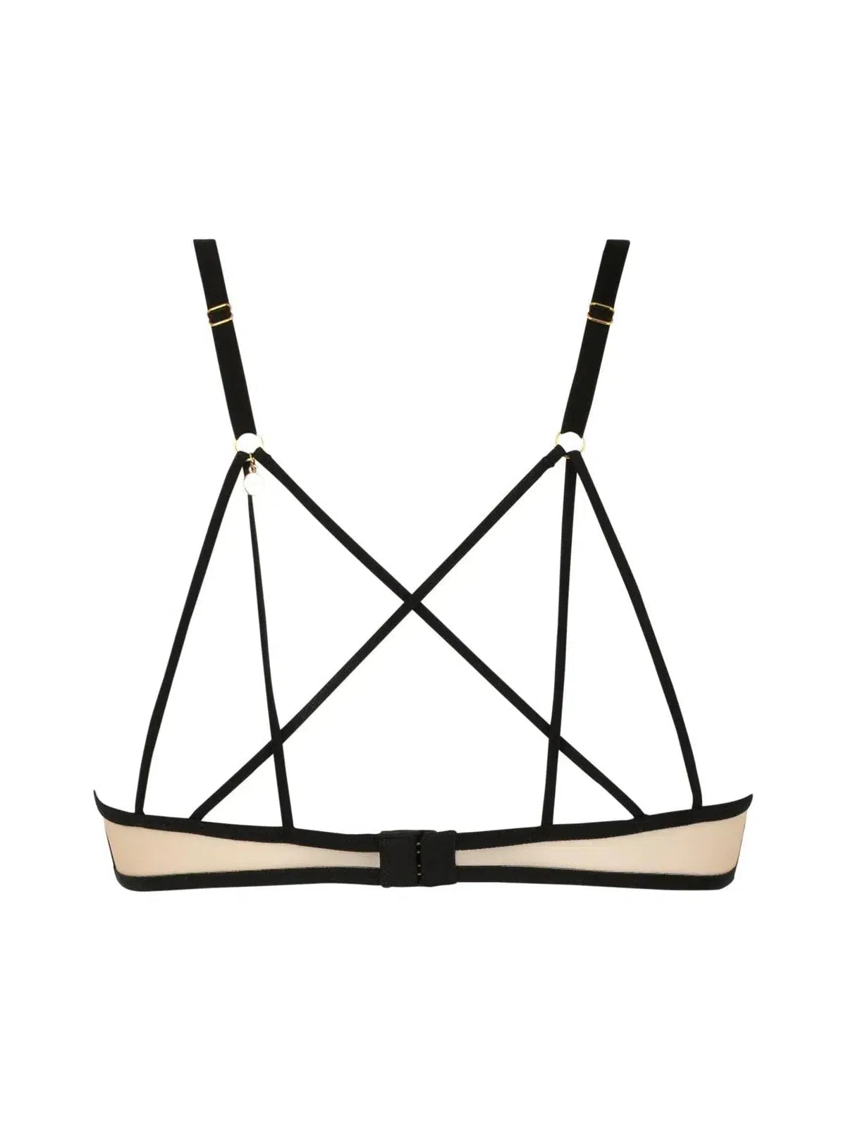 Black Apres Minut Open Wired Bra