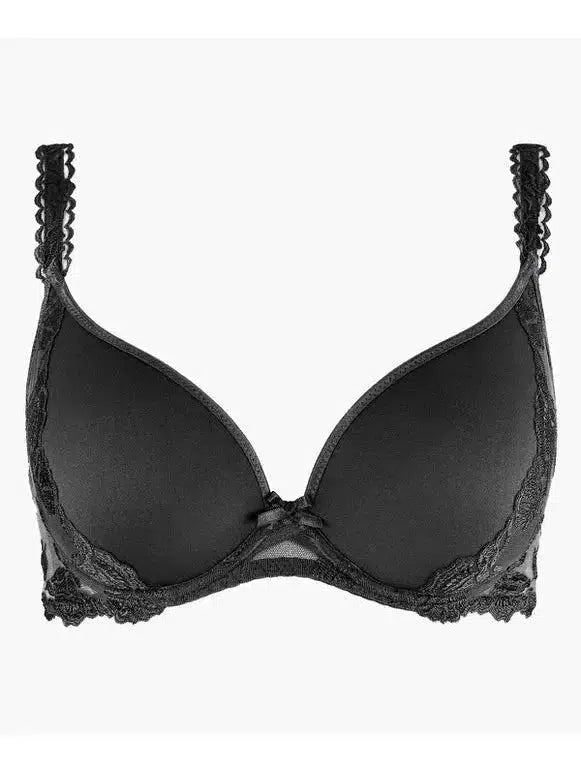 Womens Aubade black Lace Moulded Plunge Bra