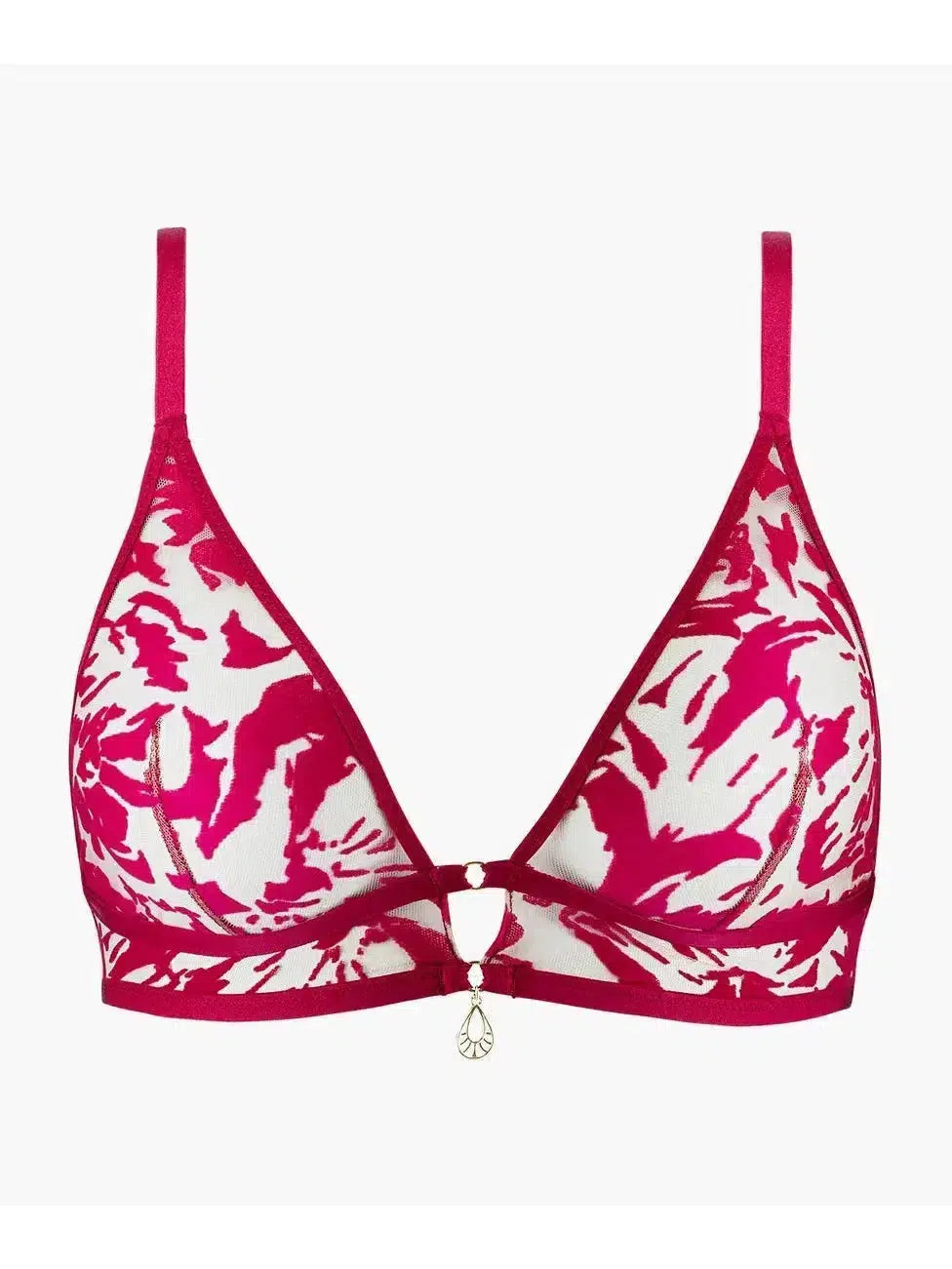 Aubade Hot Pink Wild Vibrations Triangle Bralette