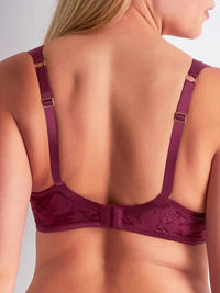 Crimson Red Magnetic Spell Demi Cup Bra