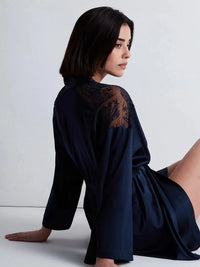 Aubade-Aubade Midnight Whisper Short Kimono Robe