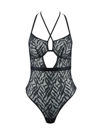 Black Silver Moonlight Shadow Bodysuit