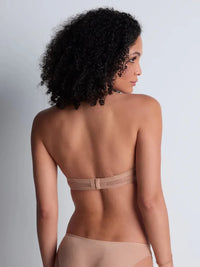 Sand Sheer Emotion Full Cup Moulded Bandeau Bra