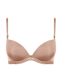 Sand Sheer Emotion Moulded Push Up Bra