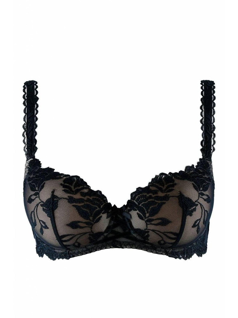 Aubade Black Softessence Moulded Half Cup Bra