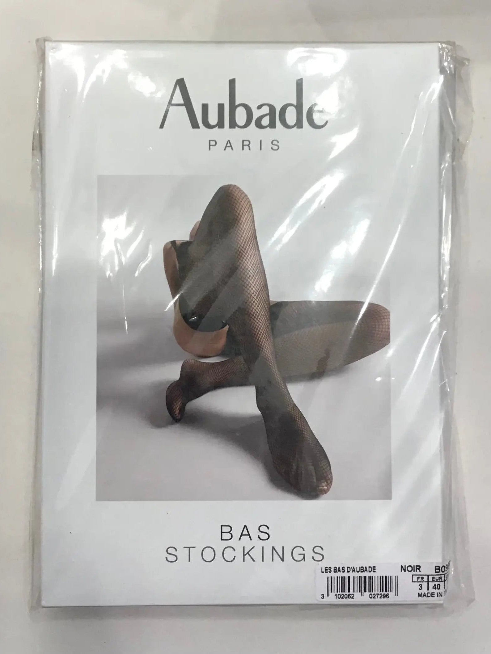 Aubade Black Fishnet Stay-Up Stockings