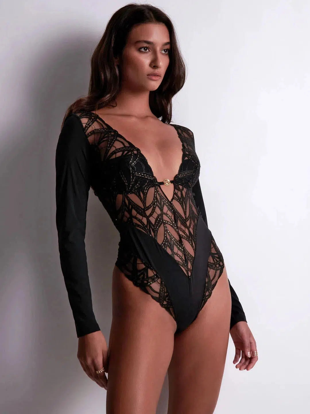 Aubade Black My Desire Bodysuit