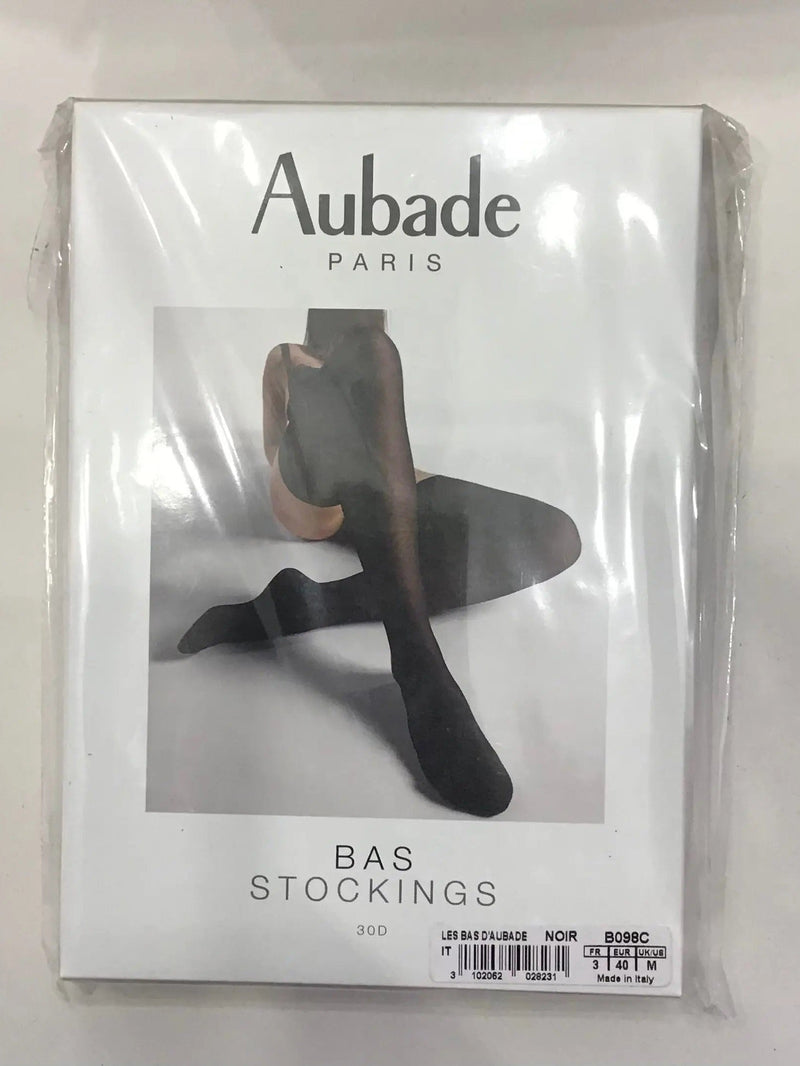 Aubade Black Stay-Up Stockings