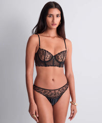 Aubade-Black Stripes Cosmic Romance Tanga