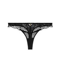 Aubade-Sheer emotion Black/ Sand Tanga vibes