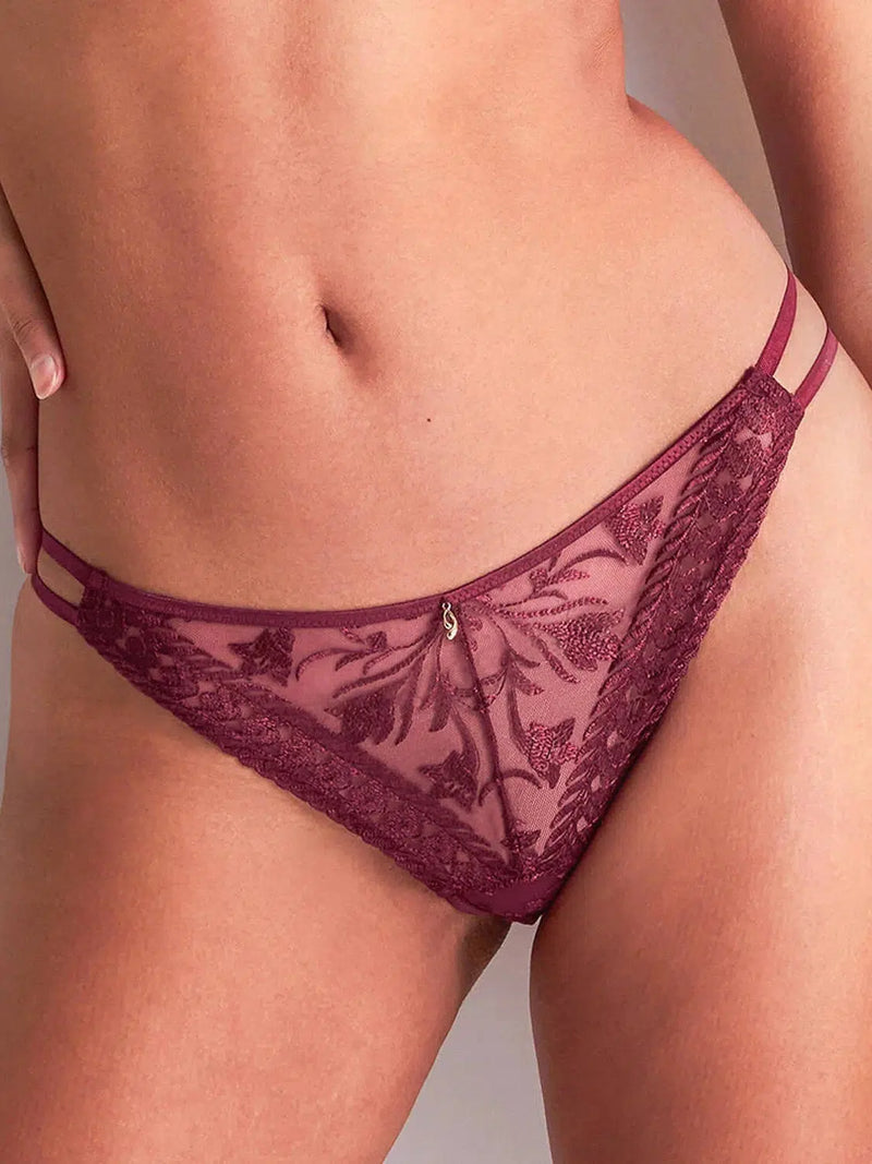 Aubade-Crimson Red Magnetic Spell Tanga