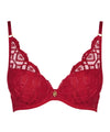 Aubade Red Sense of Illusion Push Up Bra