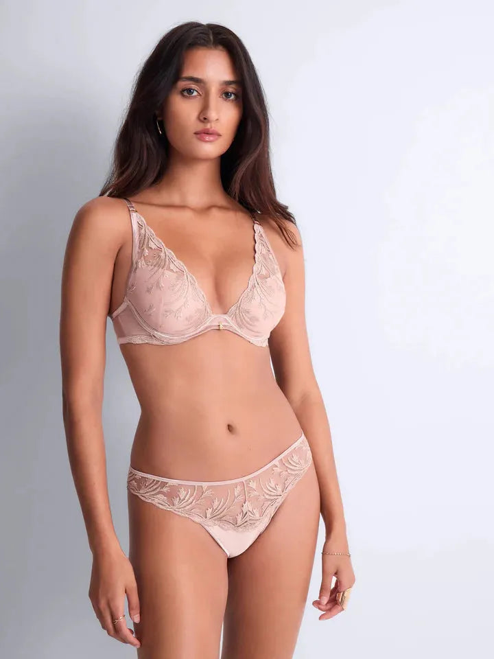 Aubade-Sand Rose Cosmic Romance Push Up Bra