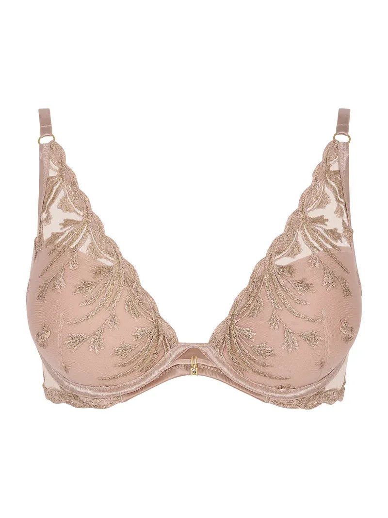 Aubade-Sand Rose Cosmic Romance Push Up Bra