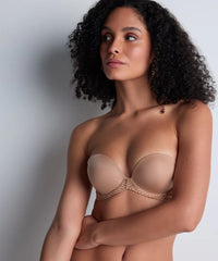 Aubade-Sheer emotion Sand Bandeau Plunge Bra