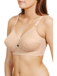 Beige Classic Wireless Soft Cup Support Bra