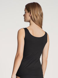Calida-Black Natural Comfort Tank Top