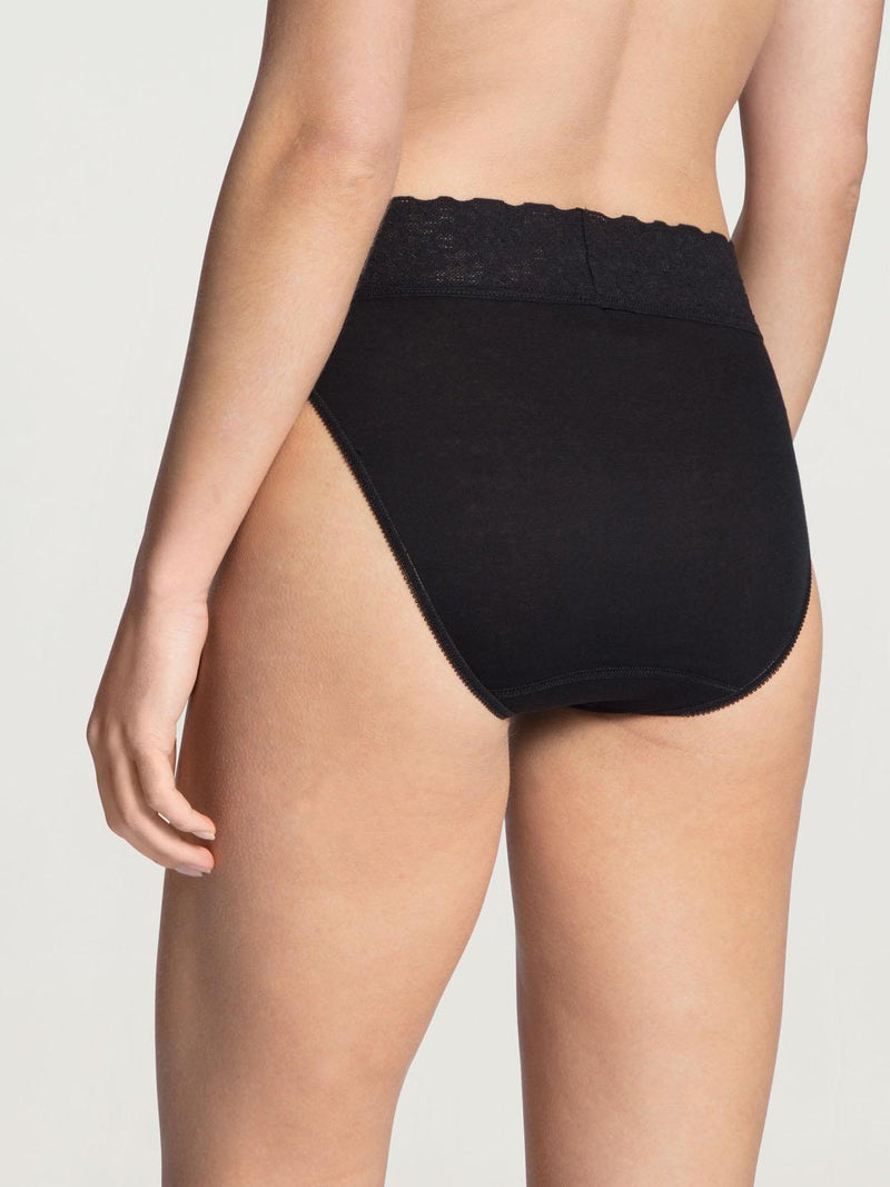 Calida-Calida Lycra Lace High Waist Brief Panty