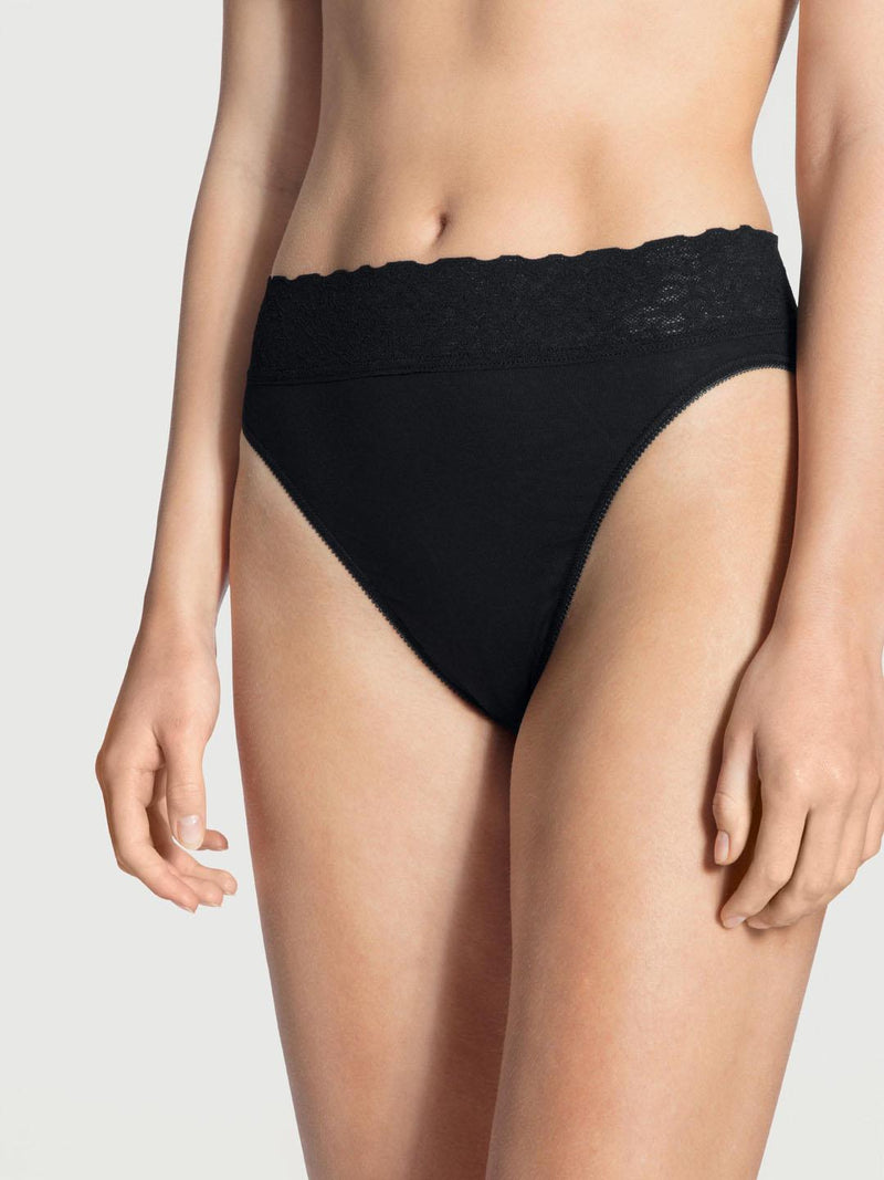 Calida-Calida Lycra Lace High Waist Brief Panty