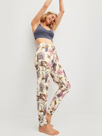 Calida-Charm Cream Pajama Trousers with Cuffs
