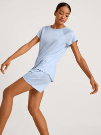 Calida-Harmony Blue Deep Cooling Pajama Shorts