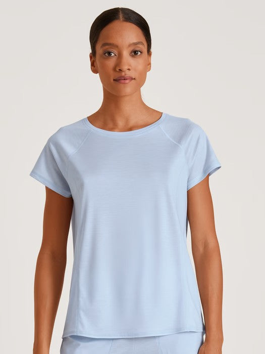Calida-Harmony Blue Deep Cooling Short Sleeve Shirt