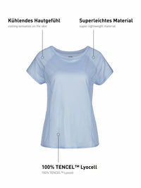 Calida-Harmony Blue Deep Cooling Short Sleeve Shirt