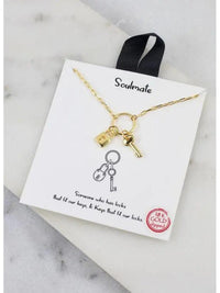 Caroline Hill-Soulmate Lock & Key Necklace