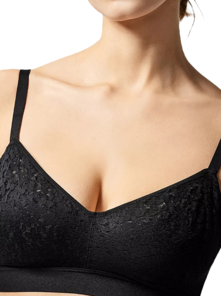 Black Norah Wireless Bra