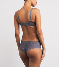 Chantelle-Fancy Fleurs Grey Brief