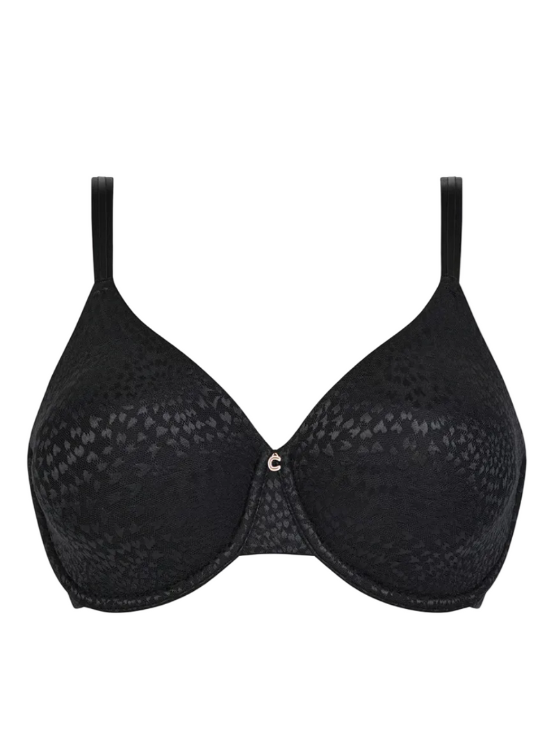 Magique Seamless Unlined Minimizer Bra Black